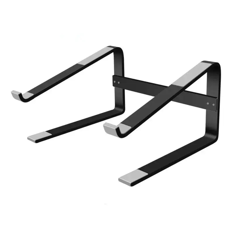 Black metal wall bracket on a white background