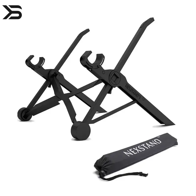 NEXSTAND K2 Laptop Stand - Portable folding design with laptop positioned
