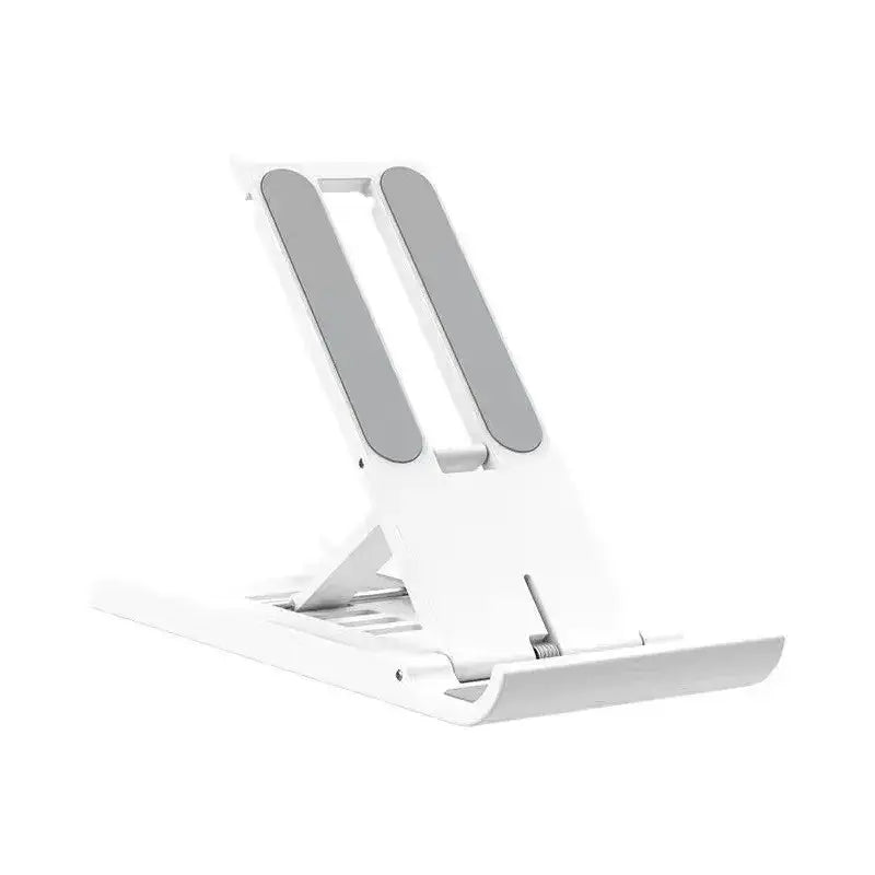 White laptop stand on a white background