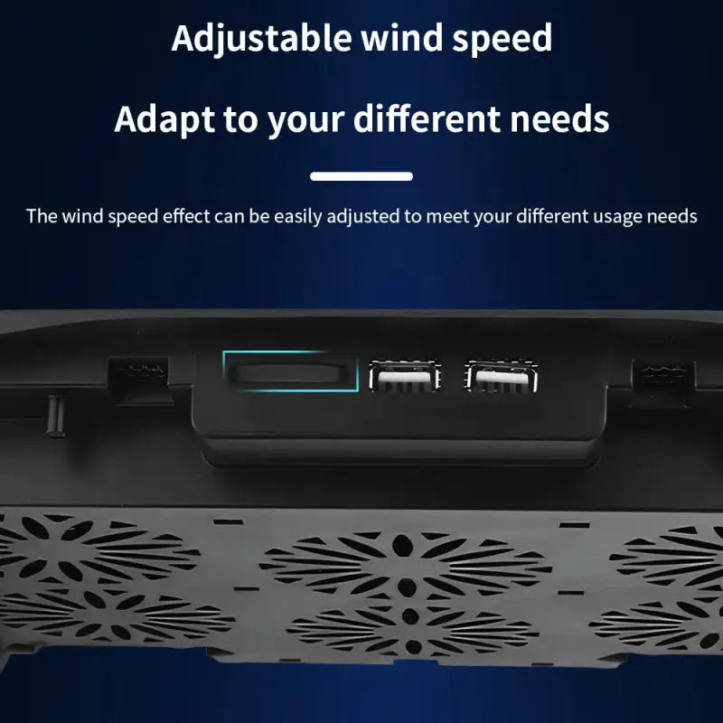 TISHRIC Six Fan Cooler - Fan speed control panel and buttons