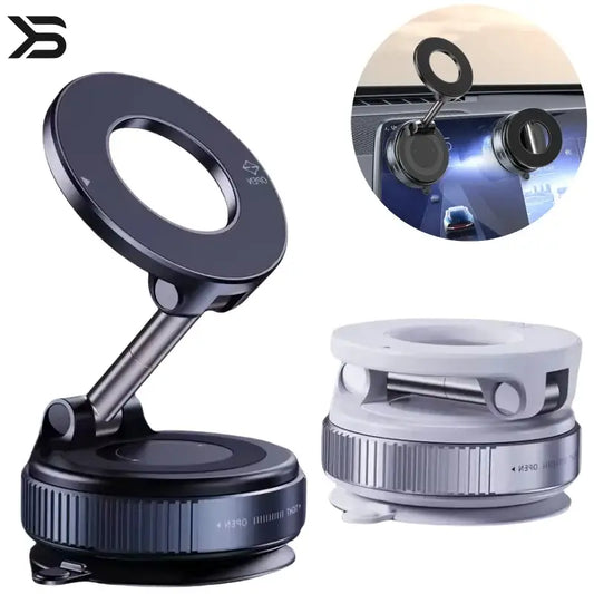 Two camera lens attachments with a close-up inset showing their use.